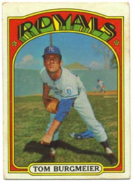 1972 Topps Baseball Cards      246     Tom Burgmeier